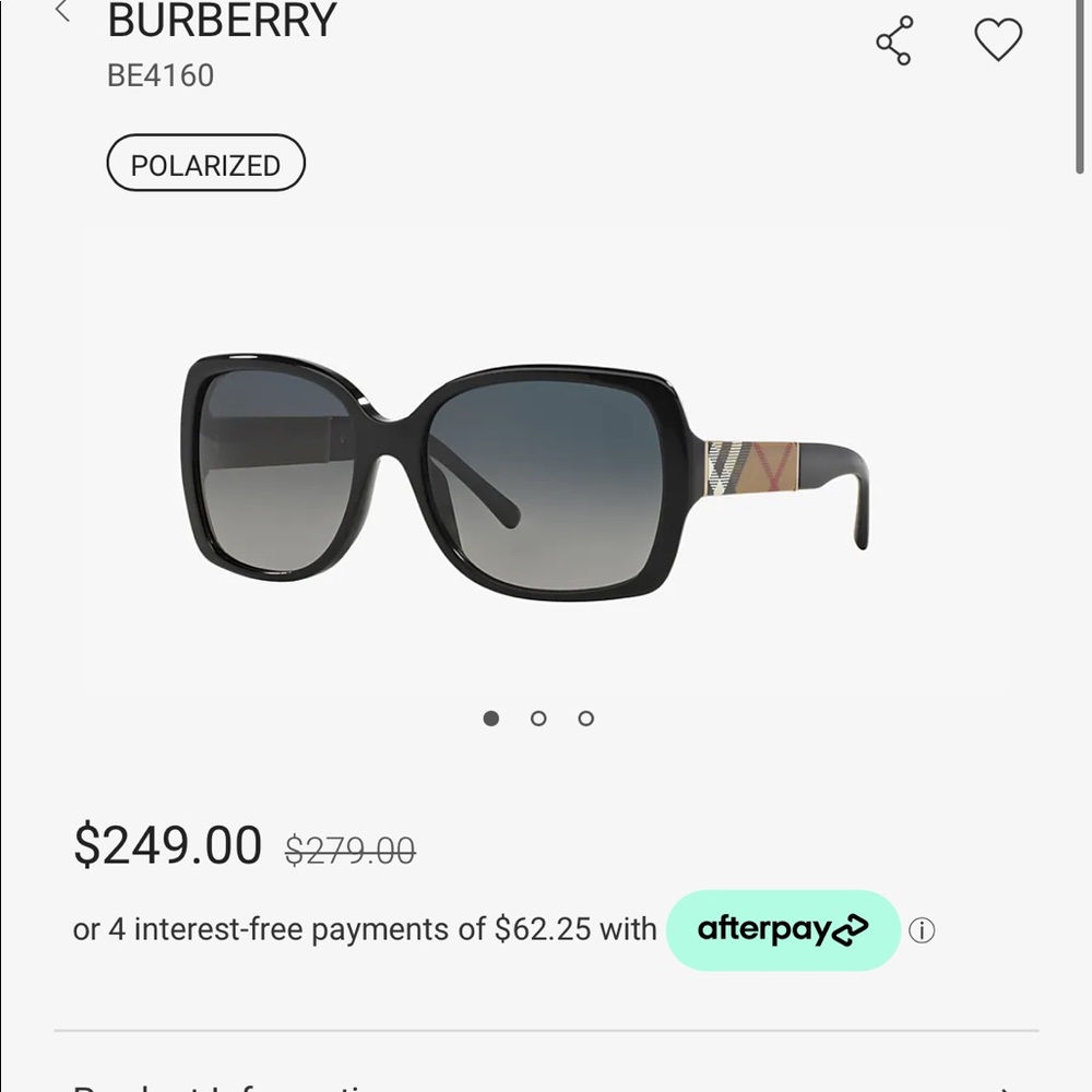 Burberry sunglasses Women - Picture 3 of 5